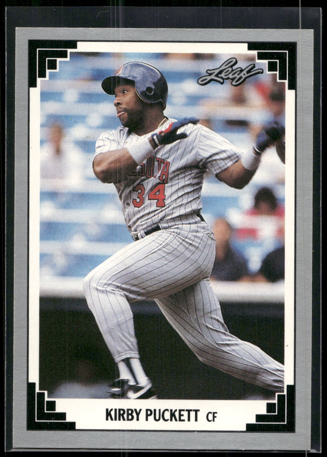 1991 Leaf #208 Kirby Puckett