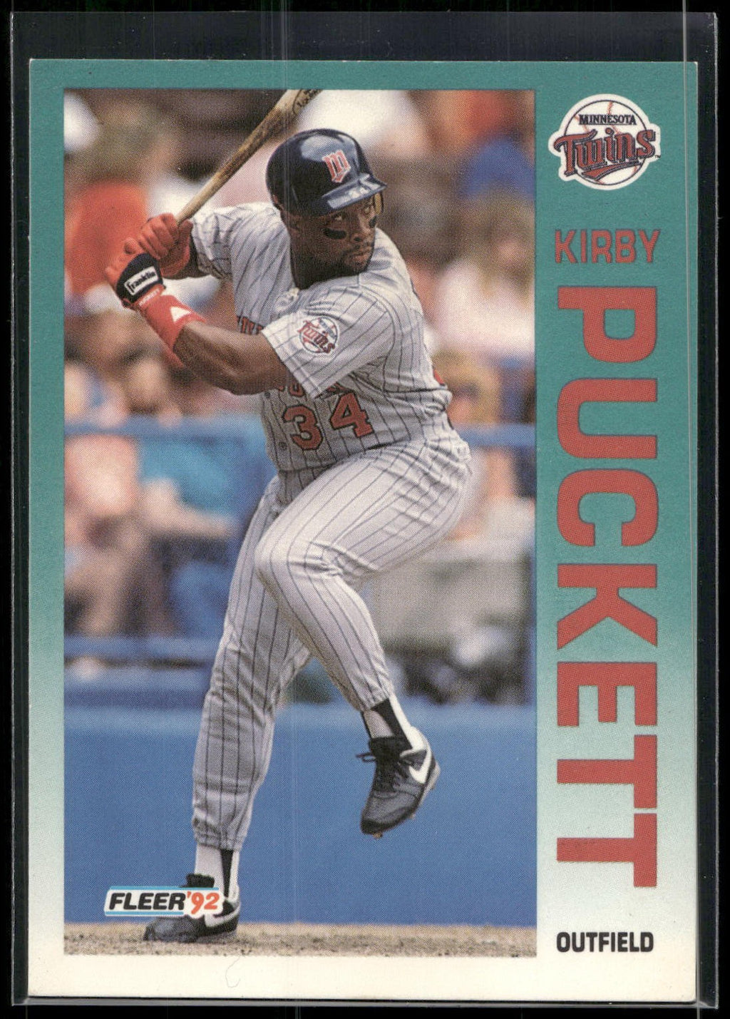 1992 Fleer #217b Kirby Puckett