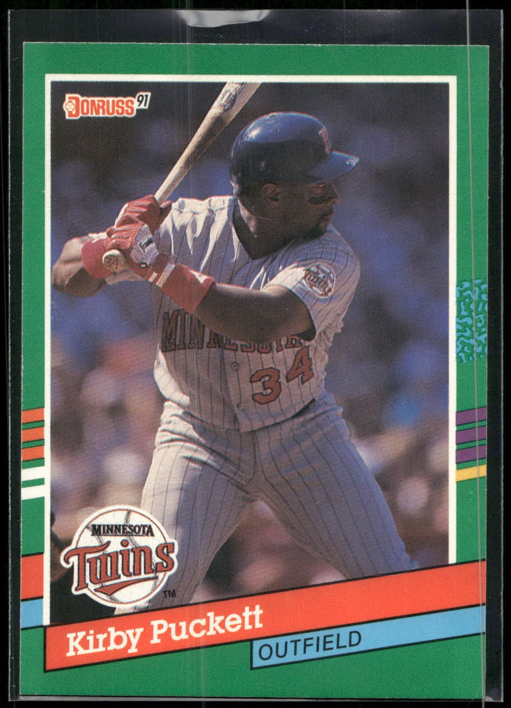 1991 Donruss #490b Kirby Puckett