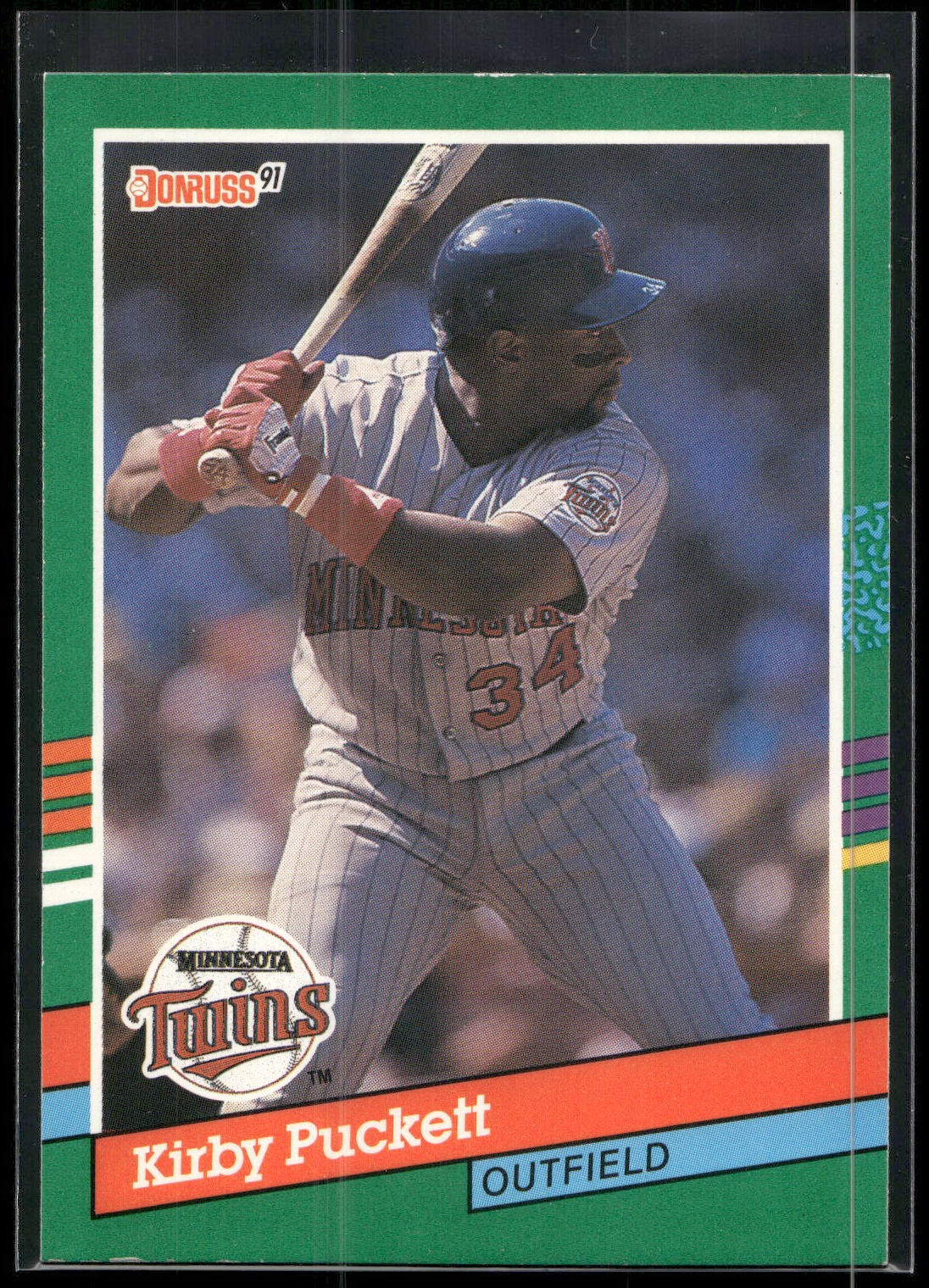 1991 Donruss #490c Kirby Puckett