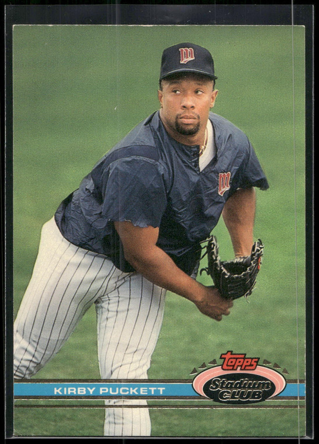 1991 Stadium Club #110b Kirby Puckett