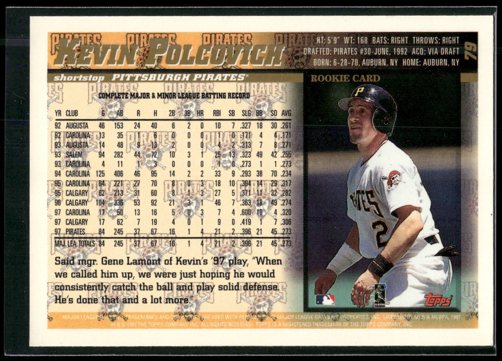 1998 Topps #79 Kevin Polcovich