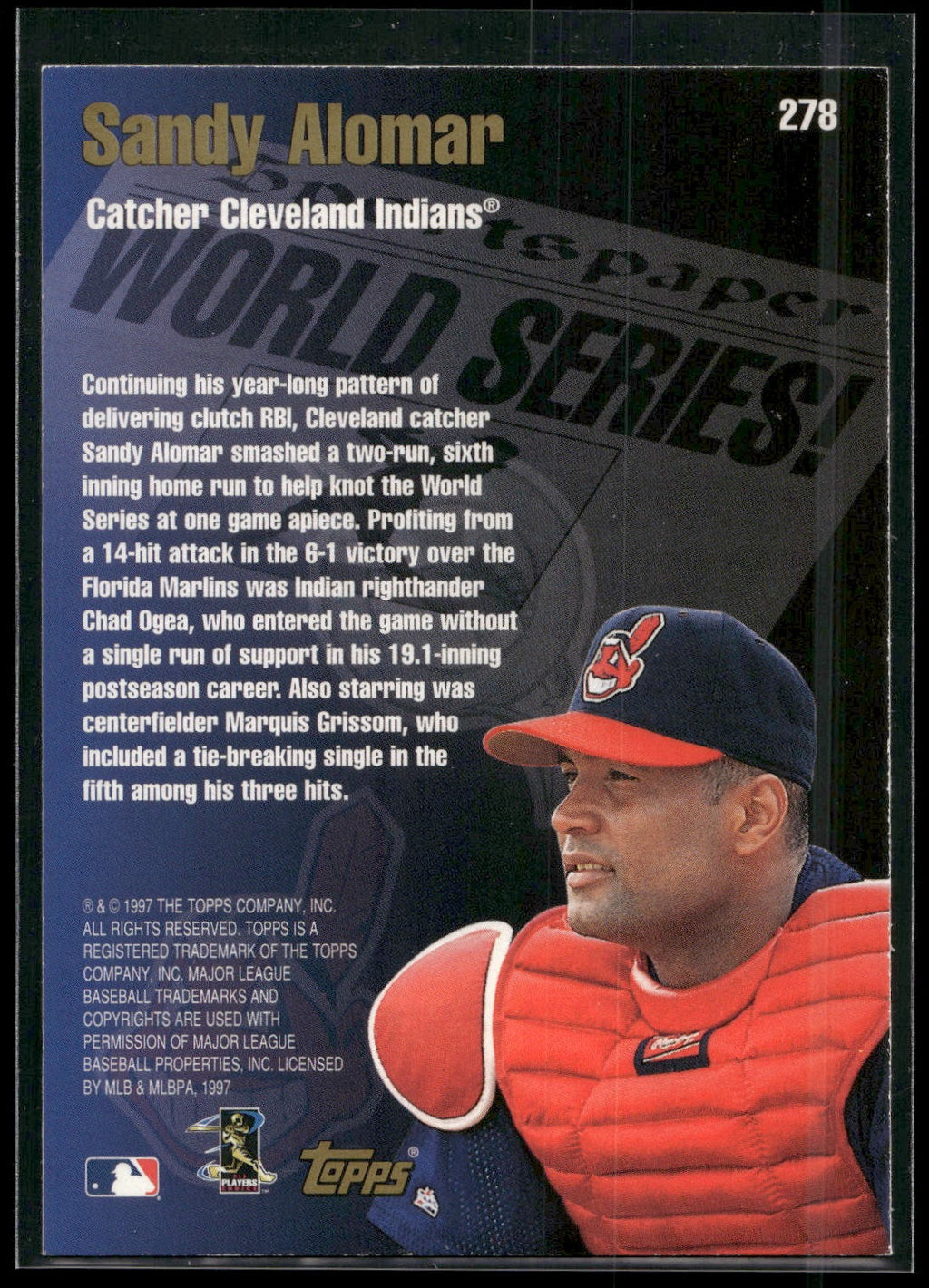 1998 Topps Chrome #278 Sandy Alomar
