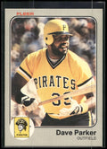 1983 Fleer #315 Dave Parker