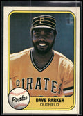 1981 Fleer #360 Dave Parker
