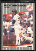 1989 Fleer #254 Rickey Henderson