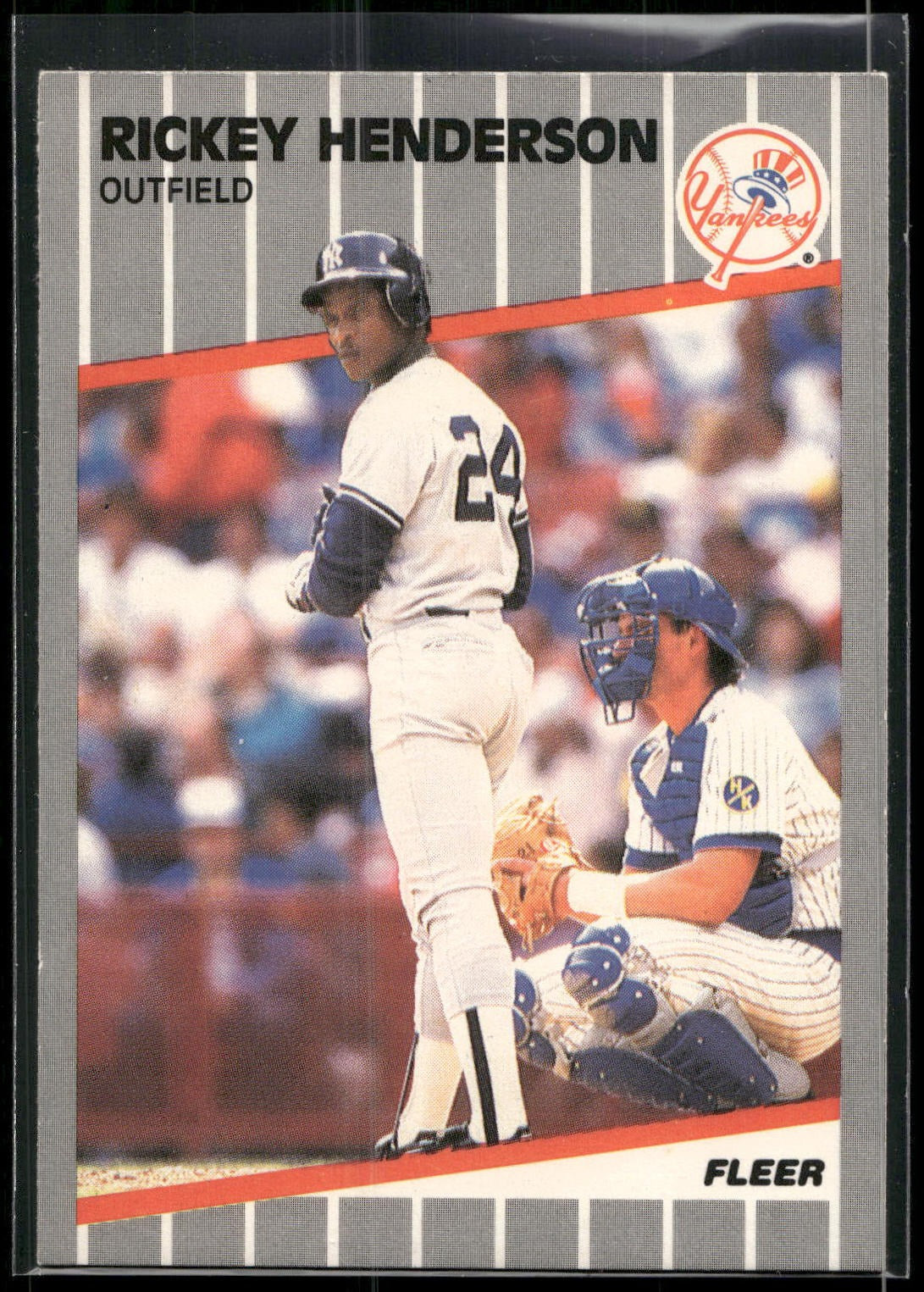 1989 Fleer #254 Rickey Henderson