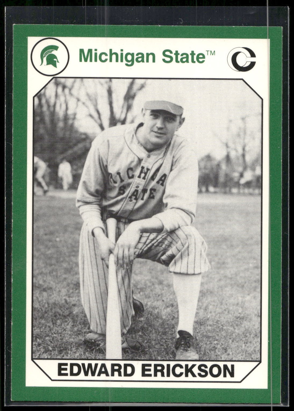 1990 Collegiate Collection Michigan State Spartans #54 Edward Erickson