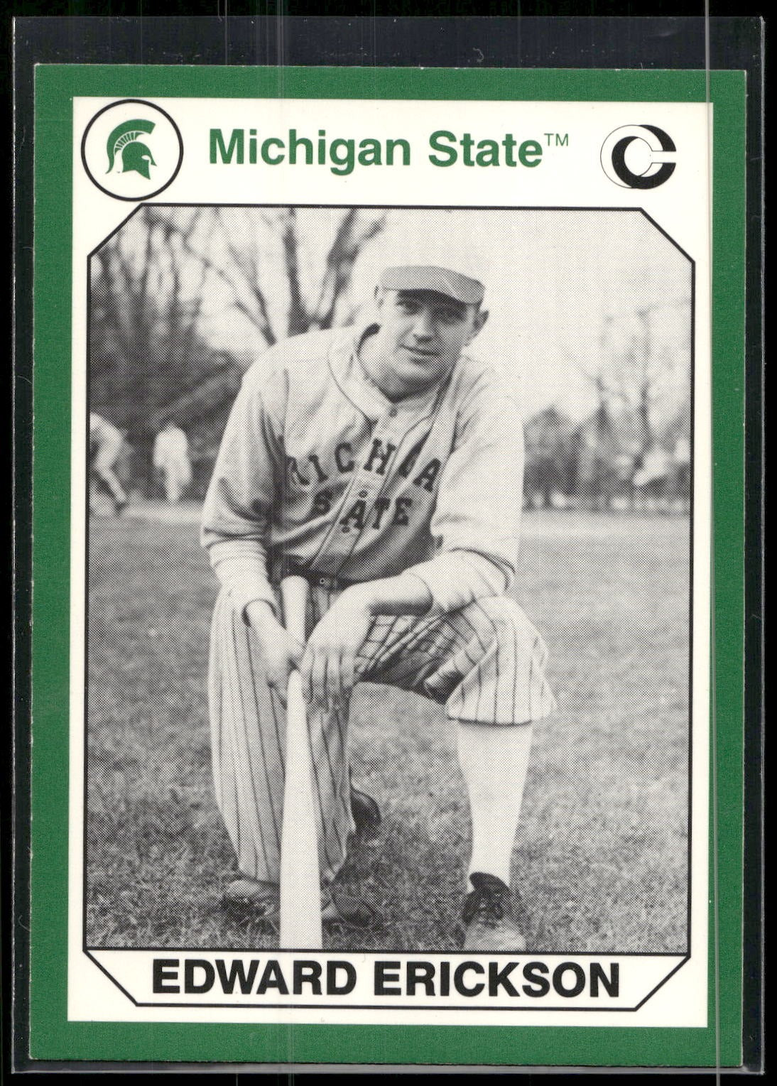 1990 Collegiate Collection Michigan State Spartans #54 Edward Erickson