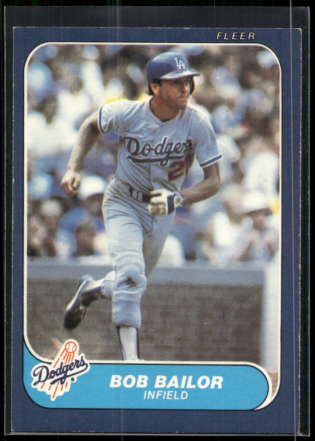 1986 Fleer #124 Bob Bailor