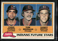 1981 Topps #451 Indians Future Stars (Chris Bando / Tom Brennan / Sandy Wihtol)