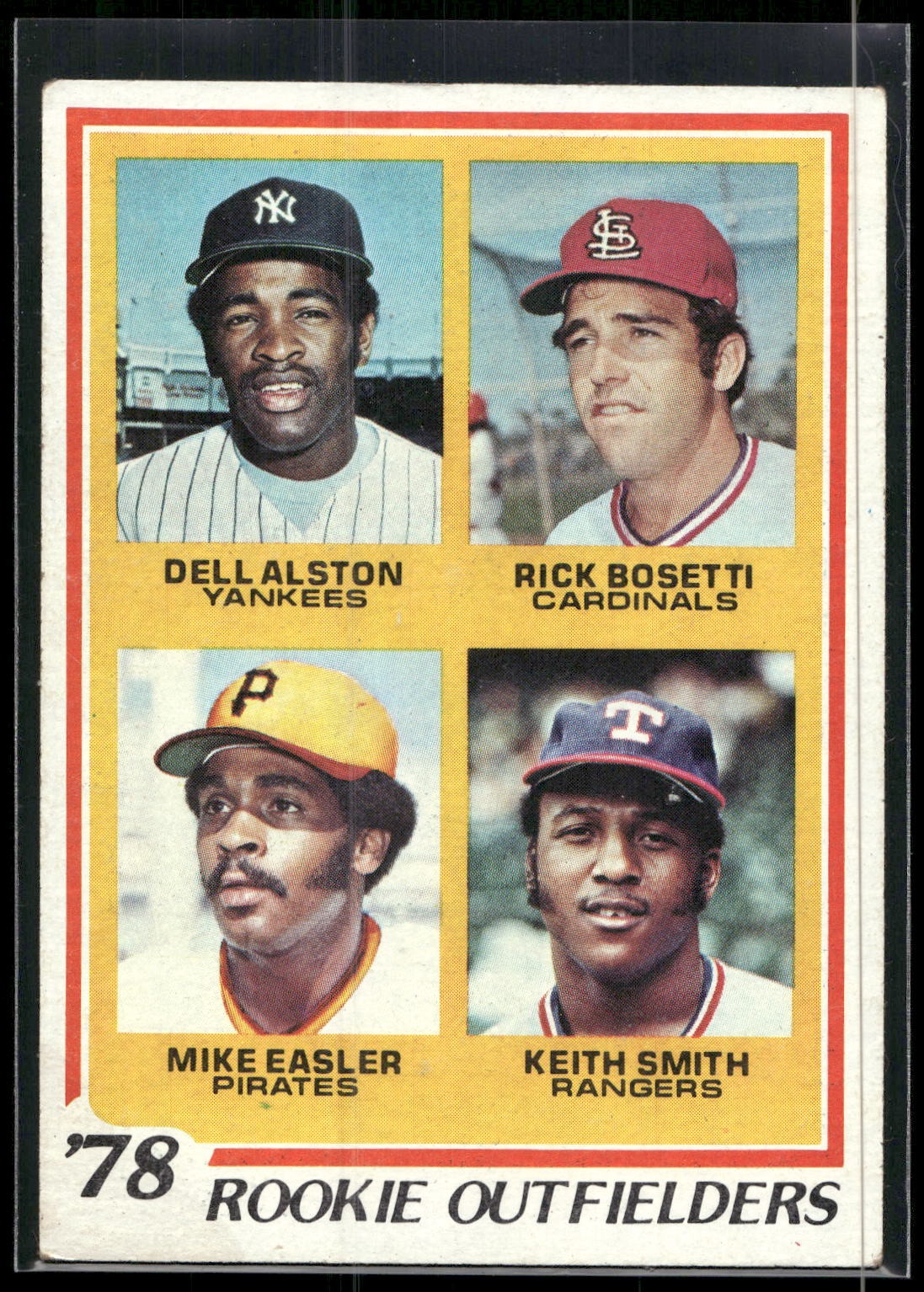 1978 Topps #710 (Dell Alston / Rick Bosetti / Mike Easler / Keith Smith)
