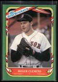 1987 Fleer Star Stickers #24 Roger Clemens