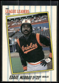 1987 Fleer League Leaders #32 Eddie Murray