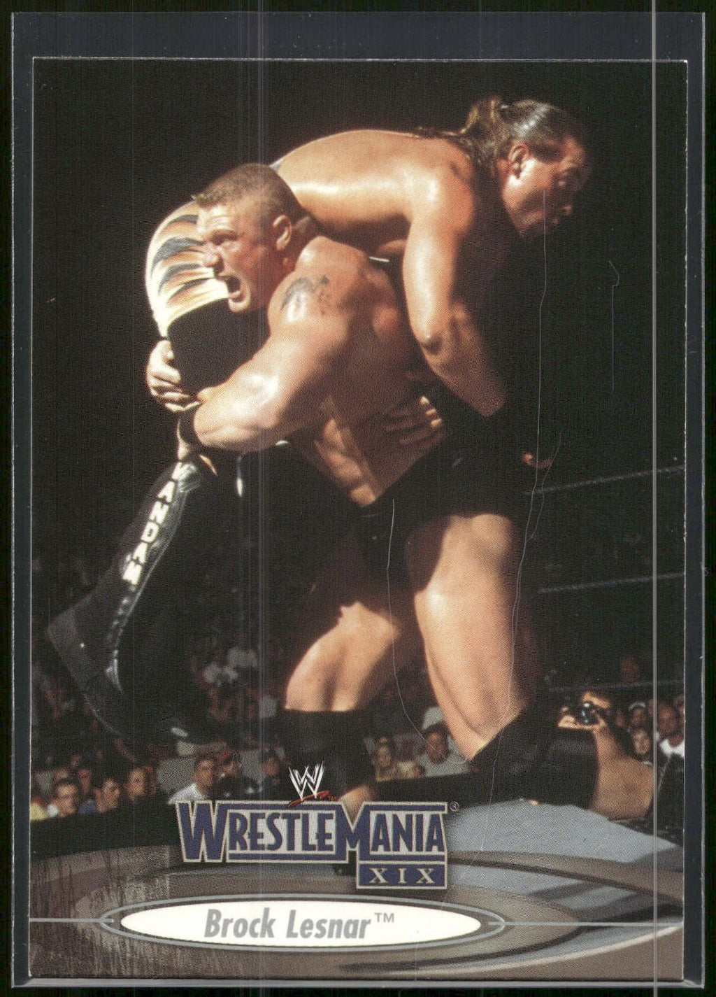 2003 Fleer WWE WrestleMania XIX #35 Brock Lesnar