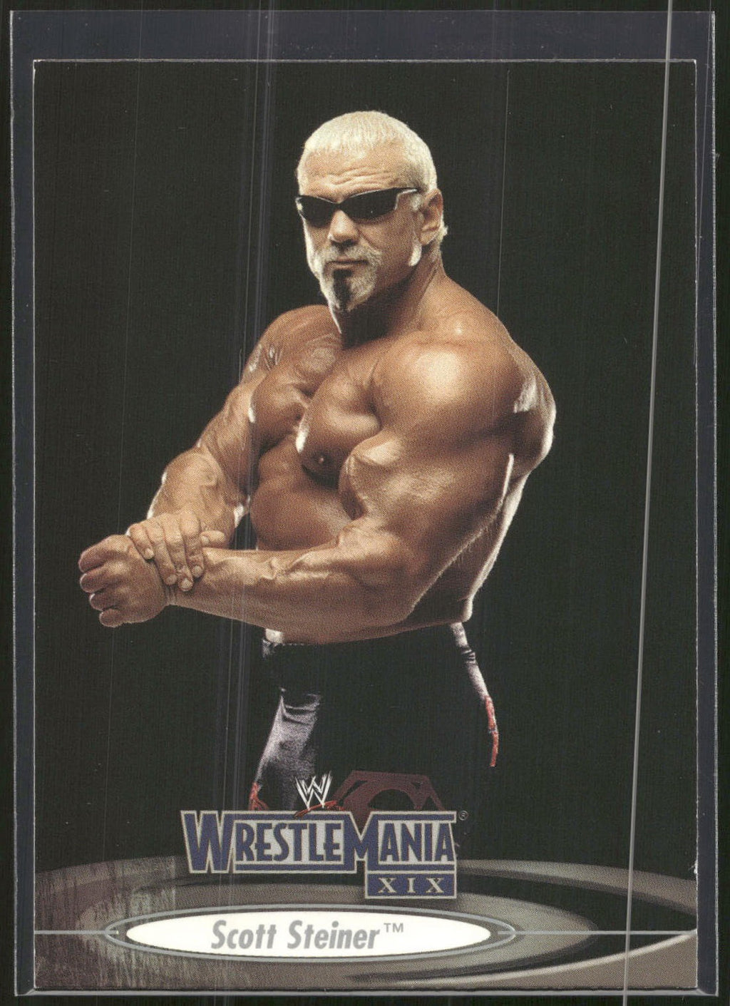 2003 Fleer WWE WrestleMania XIX #1 Scott Steiner