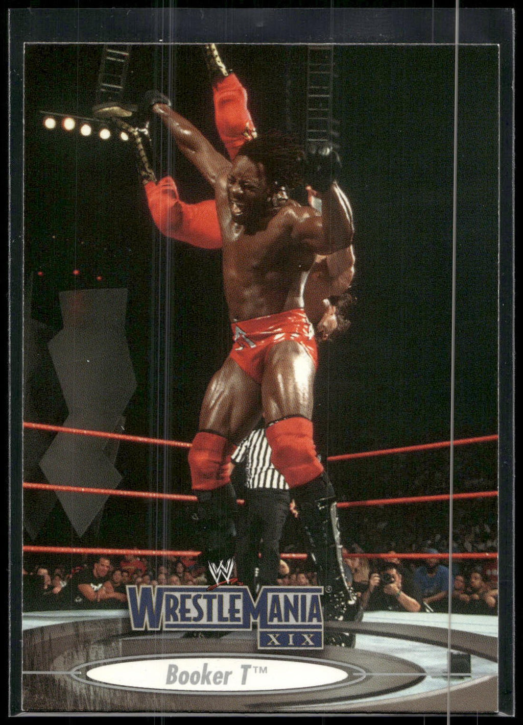 2003 Fleer WWE WrestleMania XIX #55 Booker T