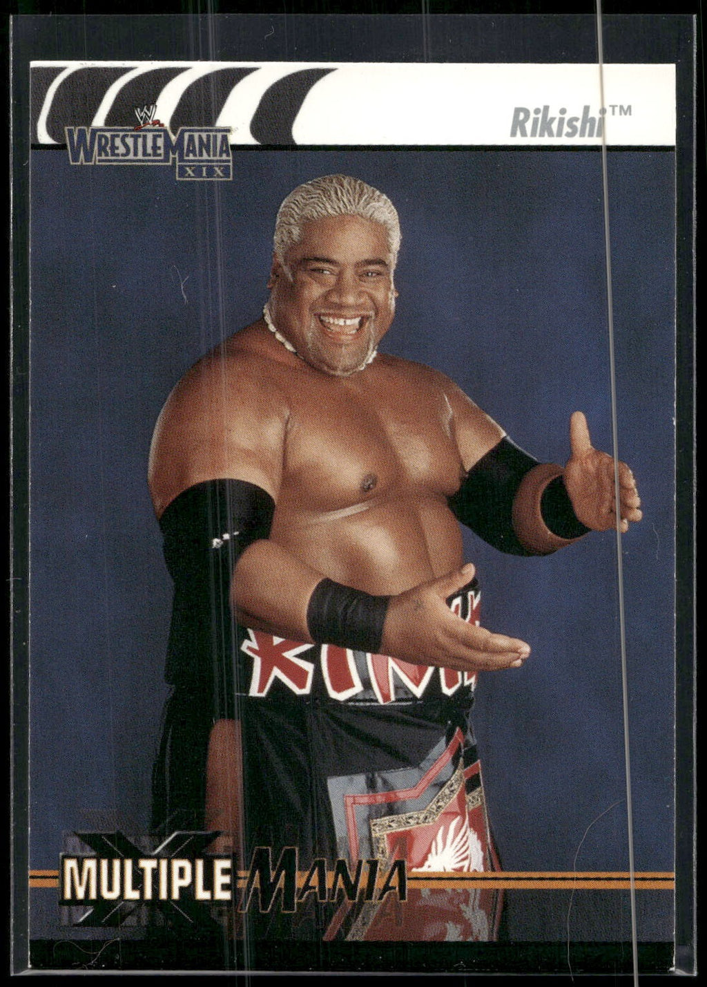 2003 Fleer WWE WrestleMania XIX #89 Rikishi