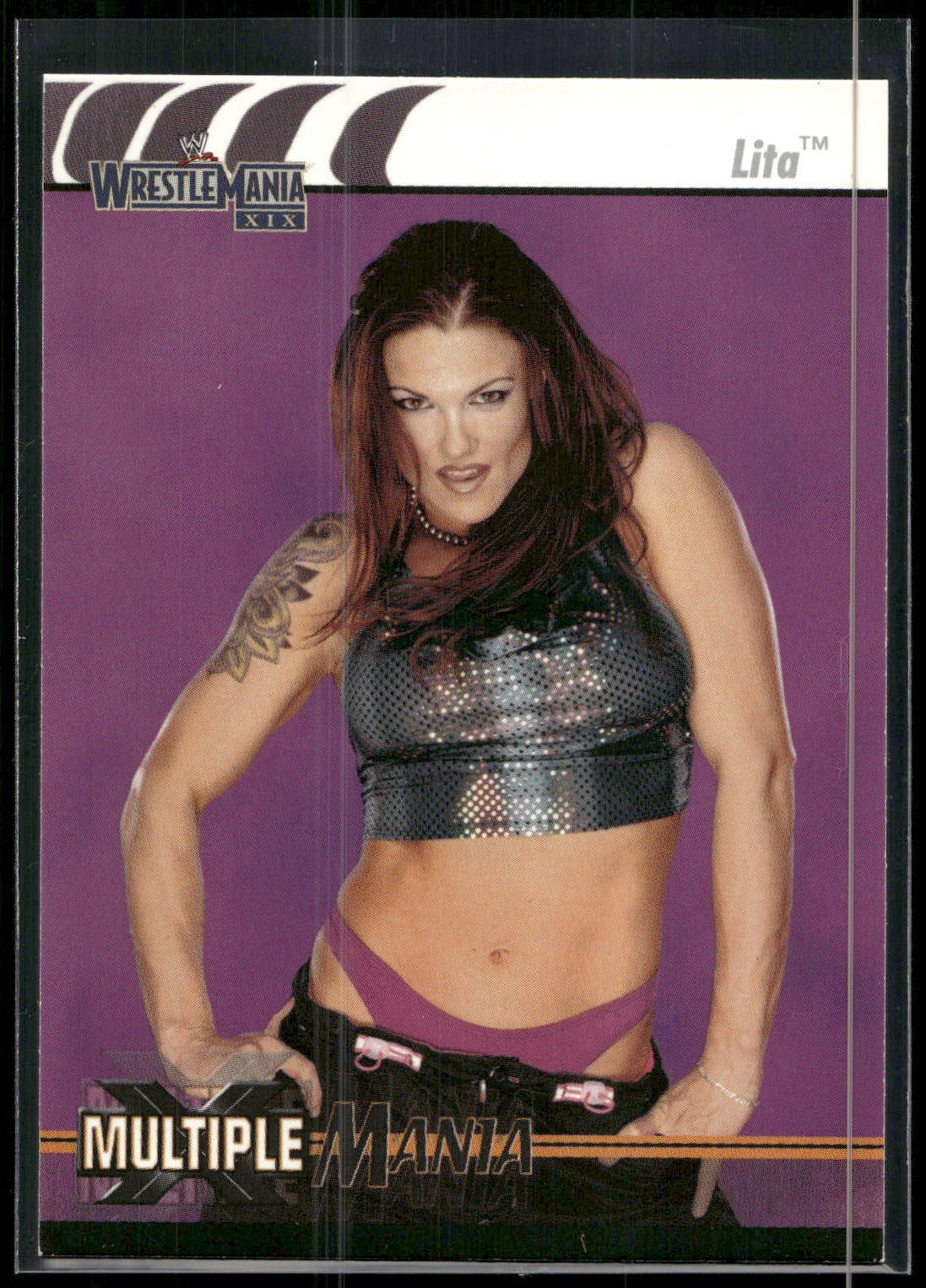 2003 Fleer WWE WrestleMania XIX #86 Lita