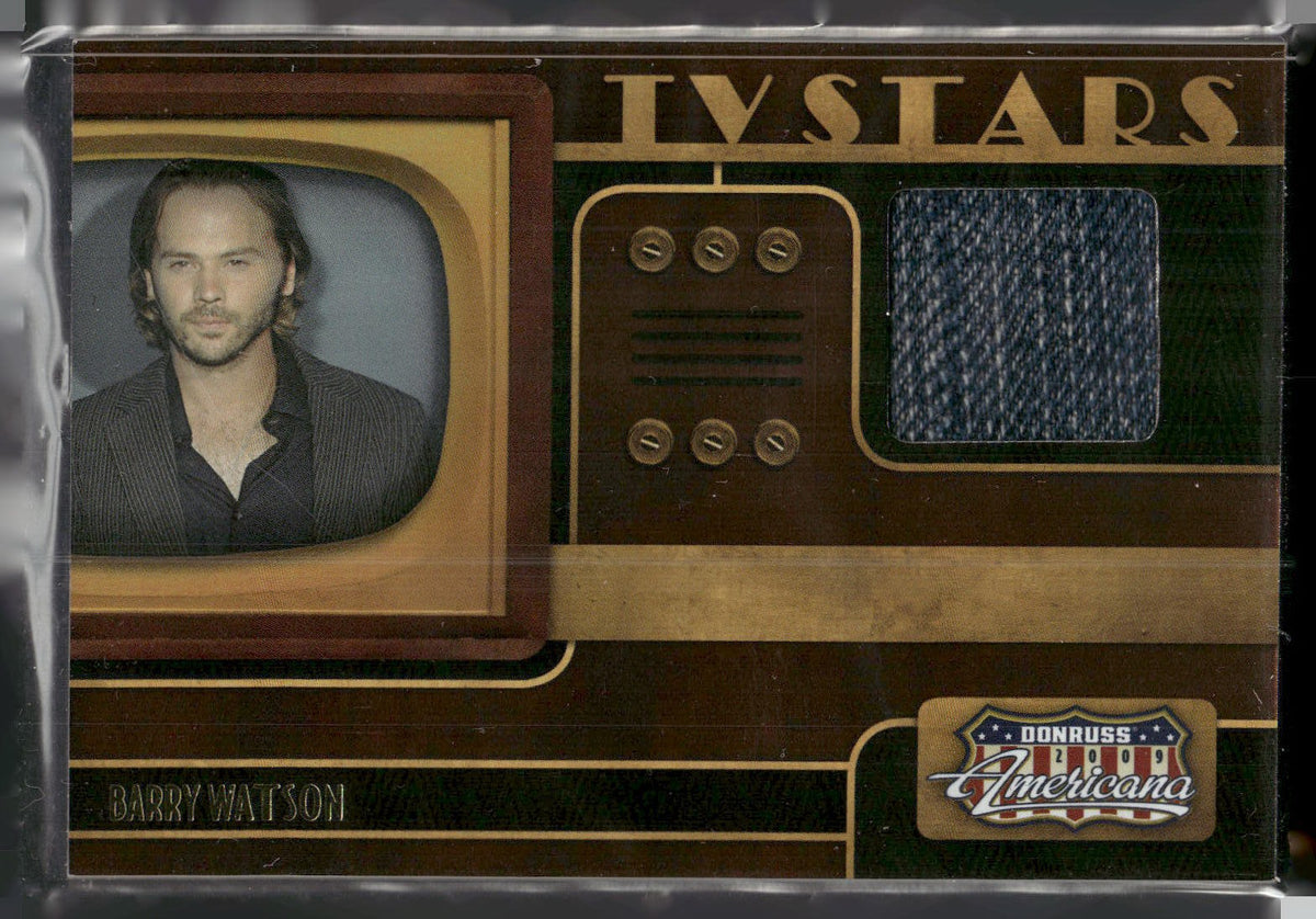 2009 Donruss Americana #10 Barry Watson TV Stars Material Small Screen
