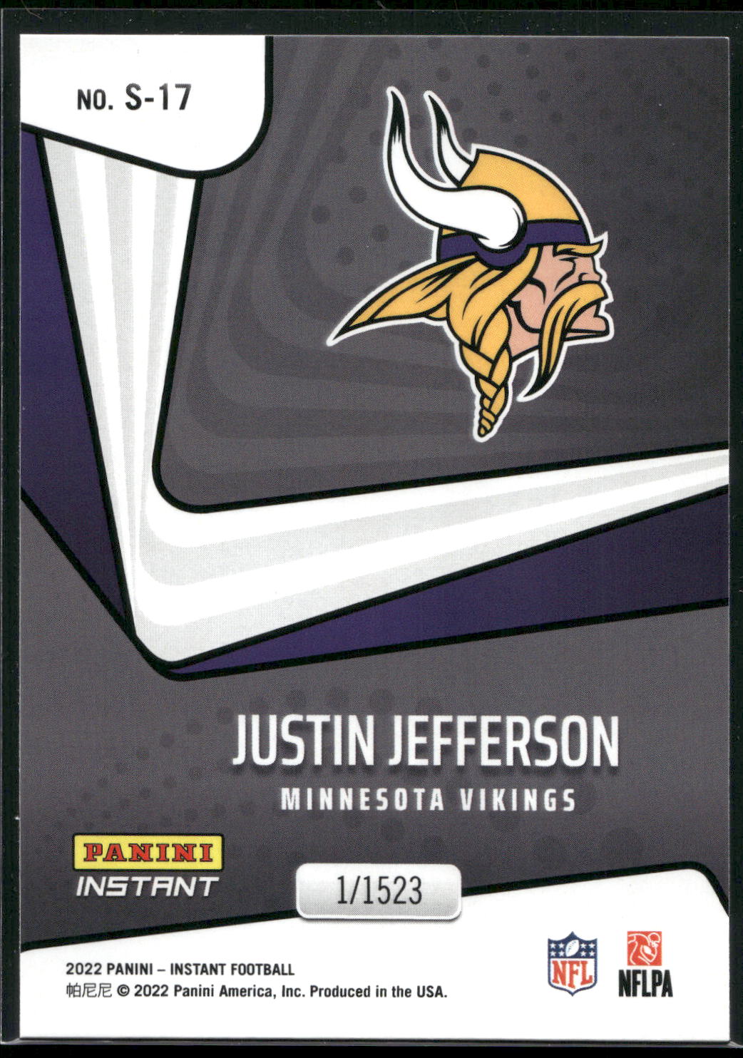 2022 Panini Instant NFL Supernova Complete 24-Card Set 1/1523