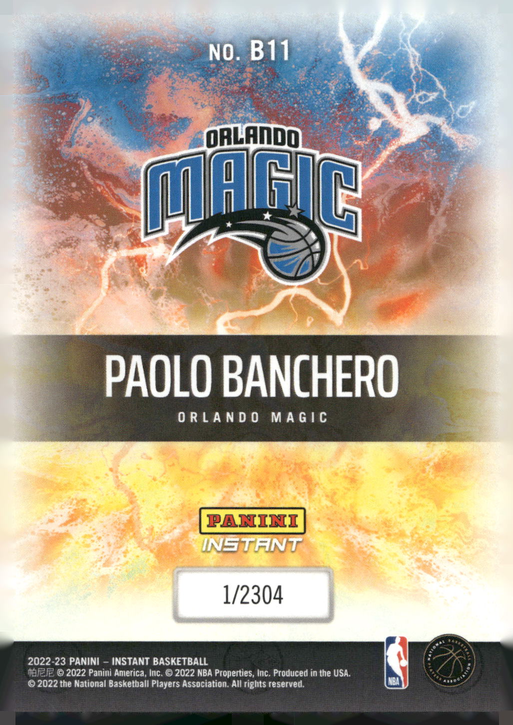2022-23 Panini Instant NBA Breakaway Card Set