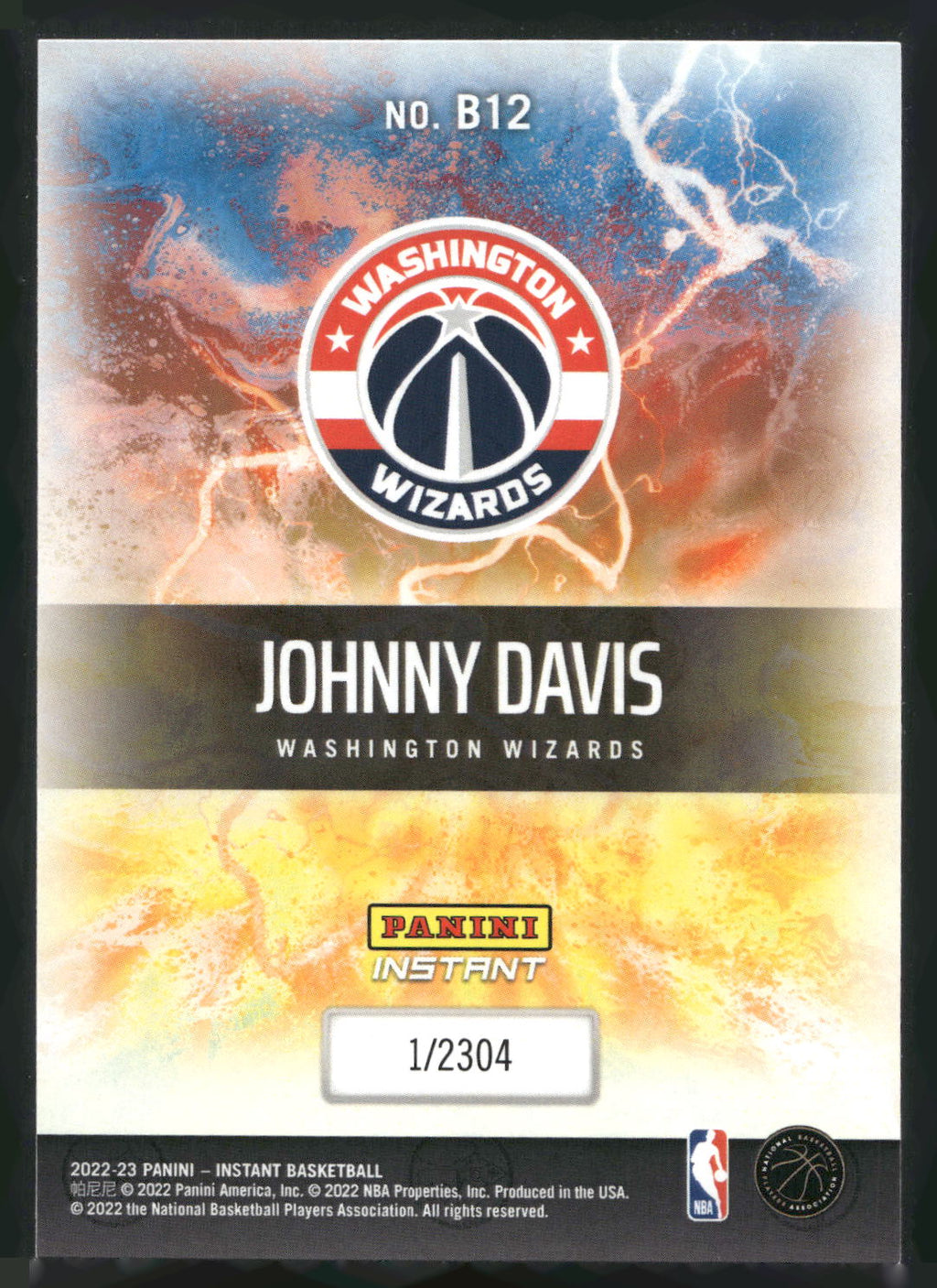 2022-23 Panini Instant NBA Breakaway Card Set