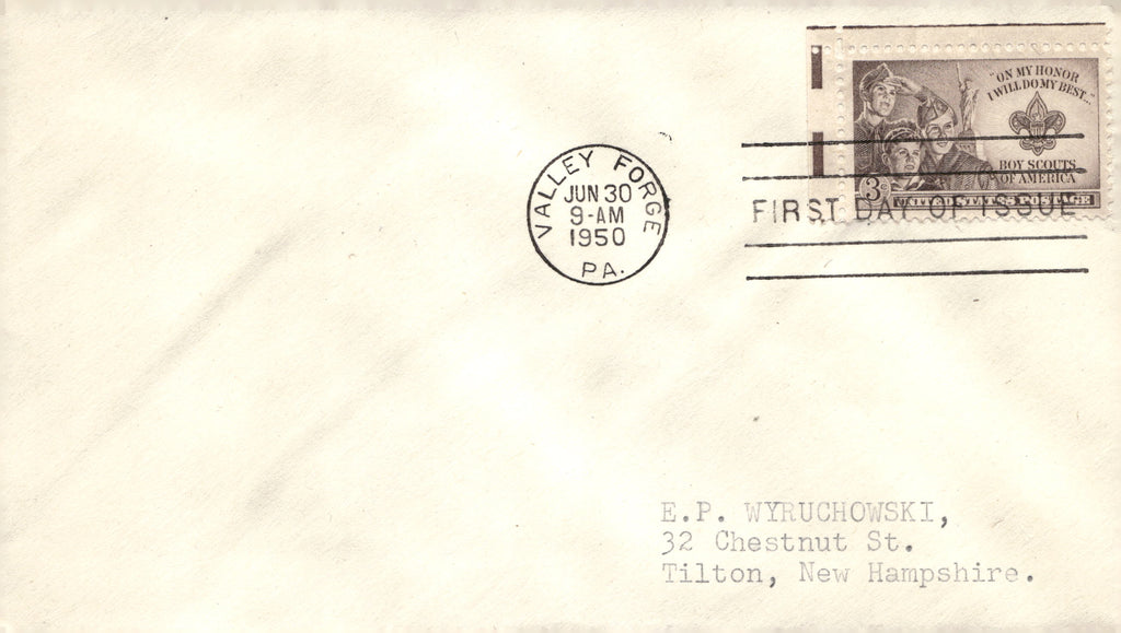 1952-1955 US Postal First Day Cover Envelope Lot of 5
