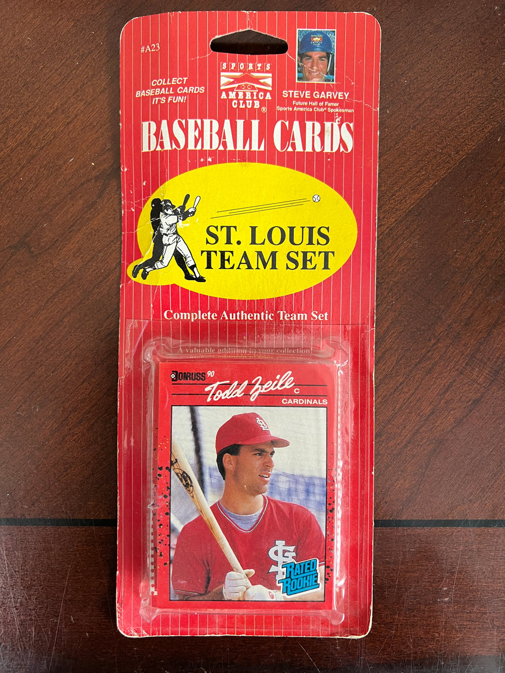 1990 Donruss St. Louis Cardinals Team Set Todd Zeile Front