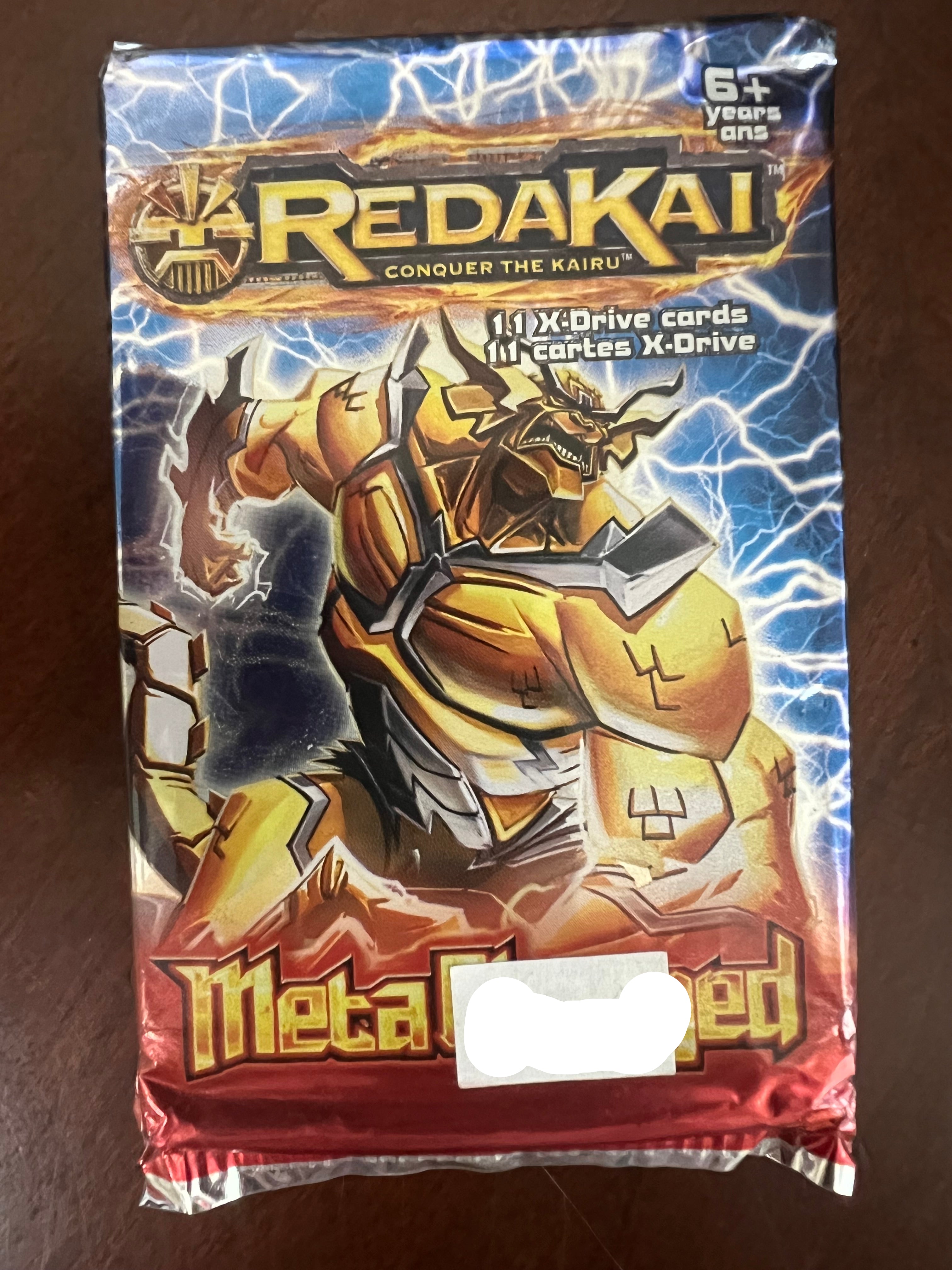 2011 Redakai Meta Charged Gold Metanoid Pack