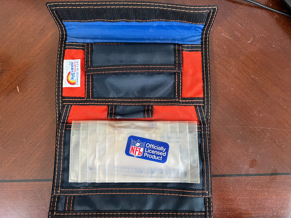 Vintage Chicago Bears Nylon Trifold Wallet