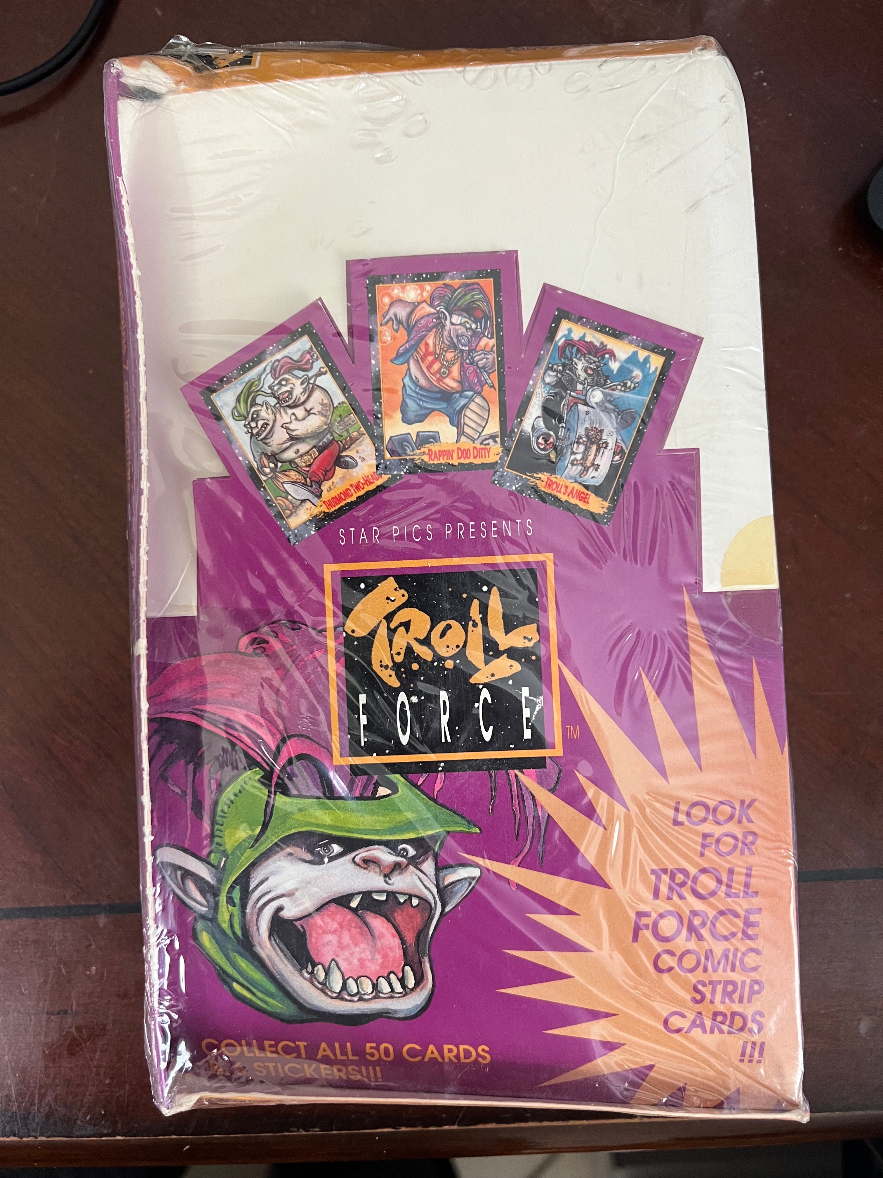 1992 Star Pics Troll Force Box 36 Packs