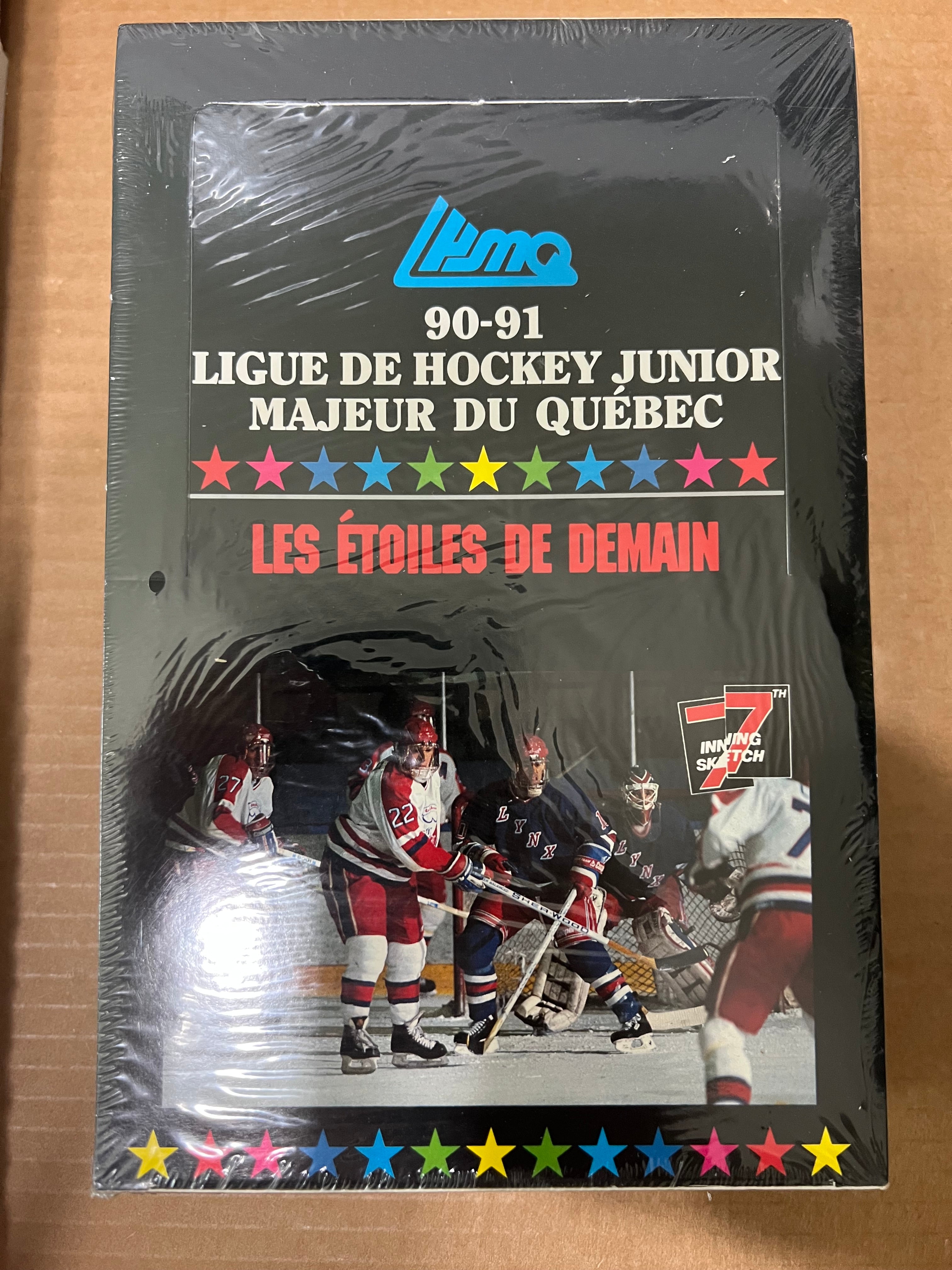 1990 Seventh Inning Sketch QMJHL Sealed Box 36 Packs