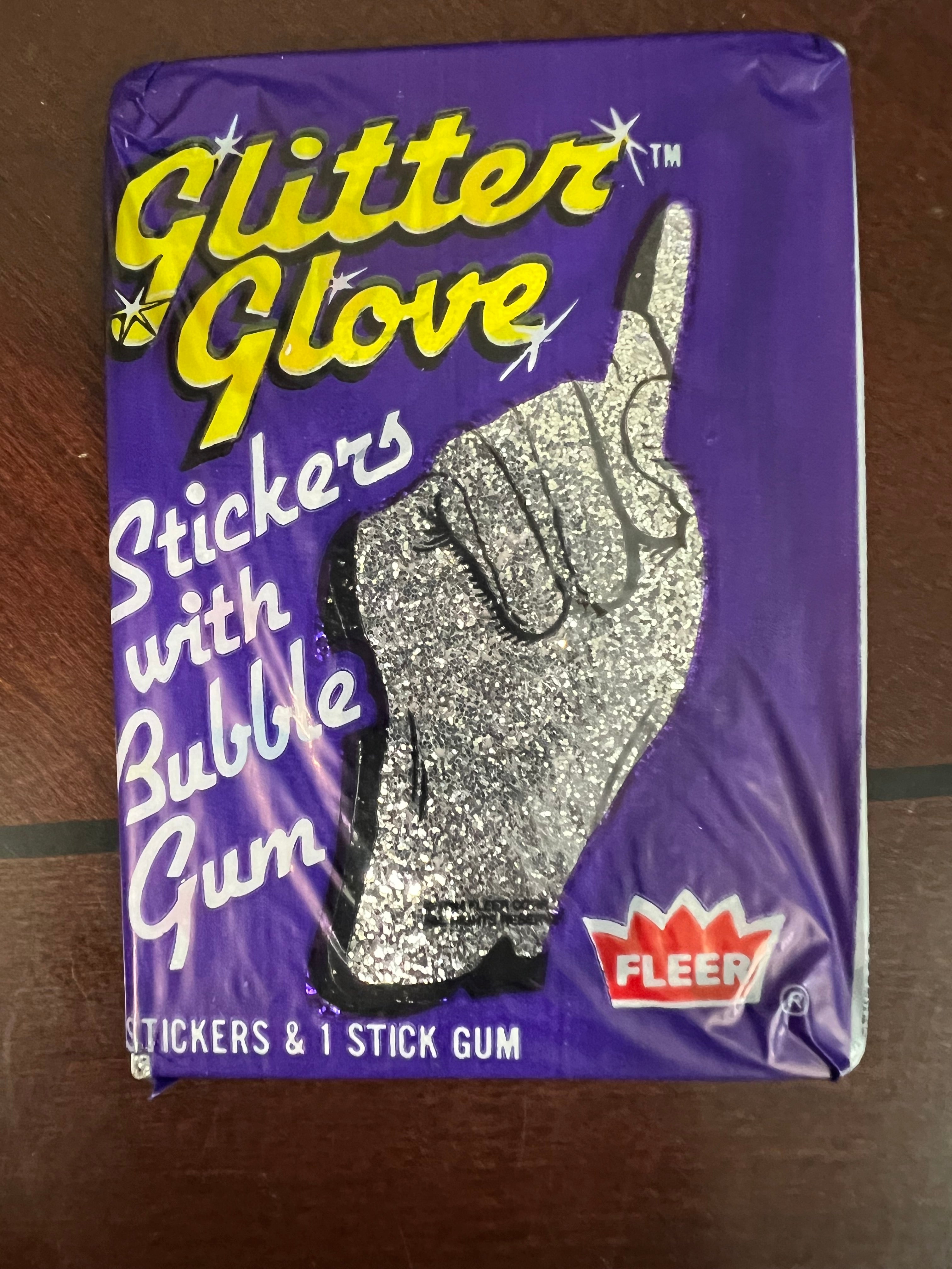 1984 Fleer Glitter Glove Silver Sealed Pack