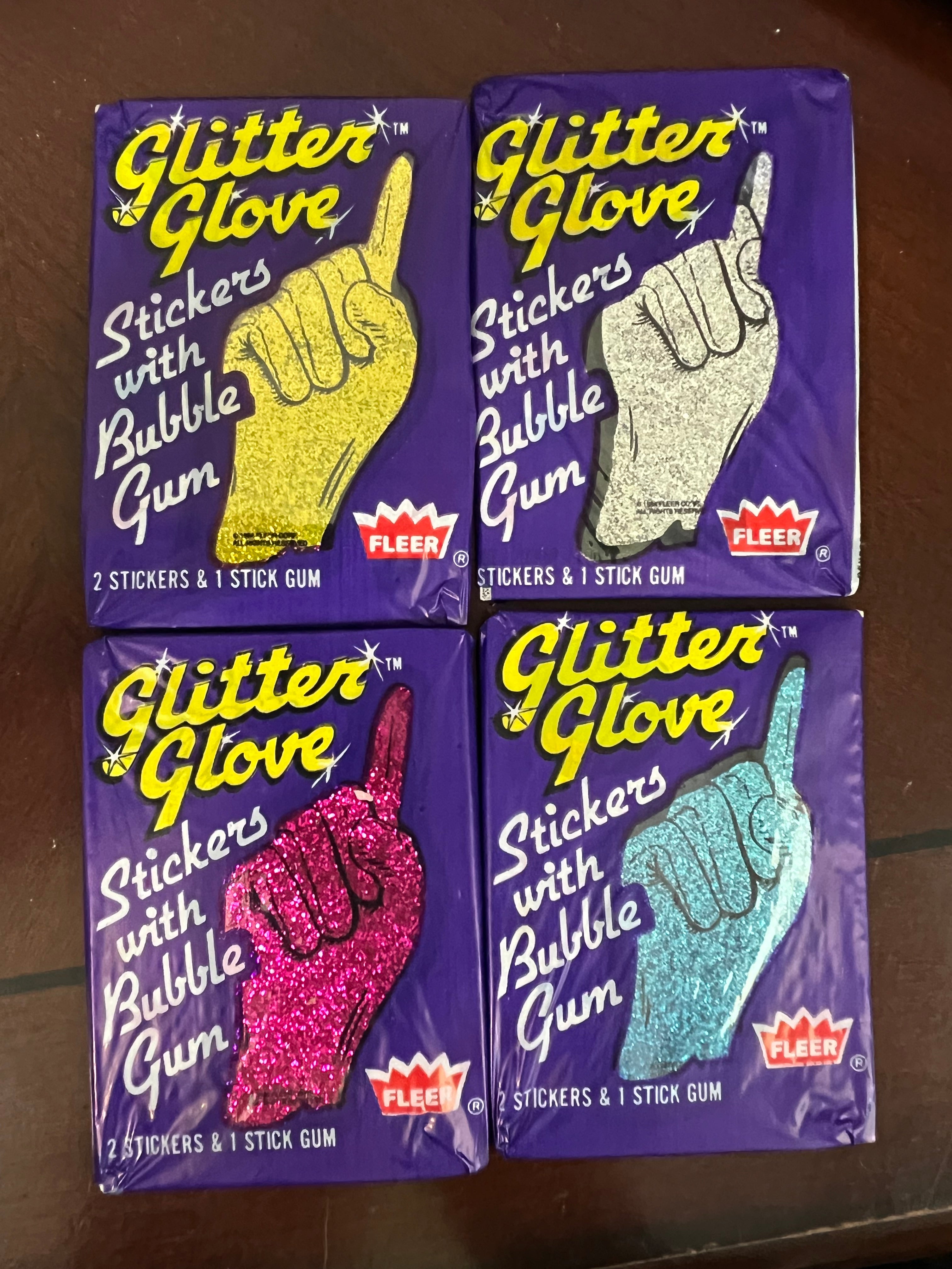 4 Packs - 1984 Fleer Glitter Glove Variant Sealed Lot