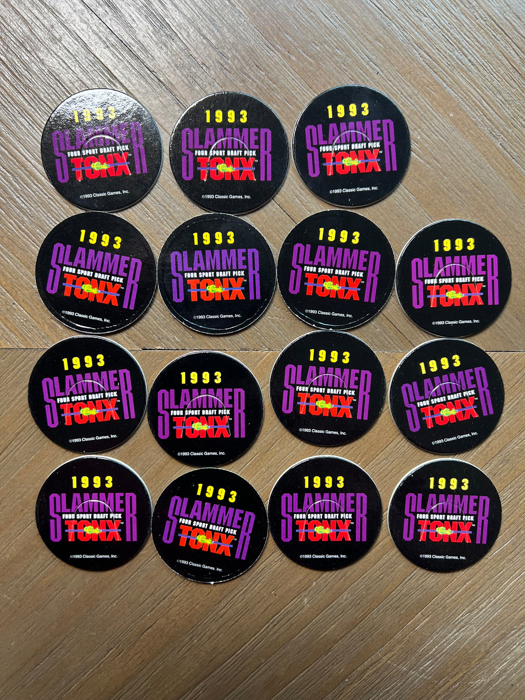 1993 Classic Tonx II Four Sport Lot 15 Slammers 24 Milkcaps