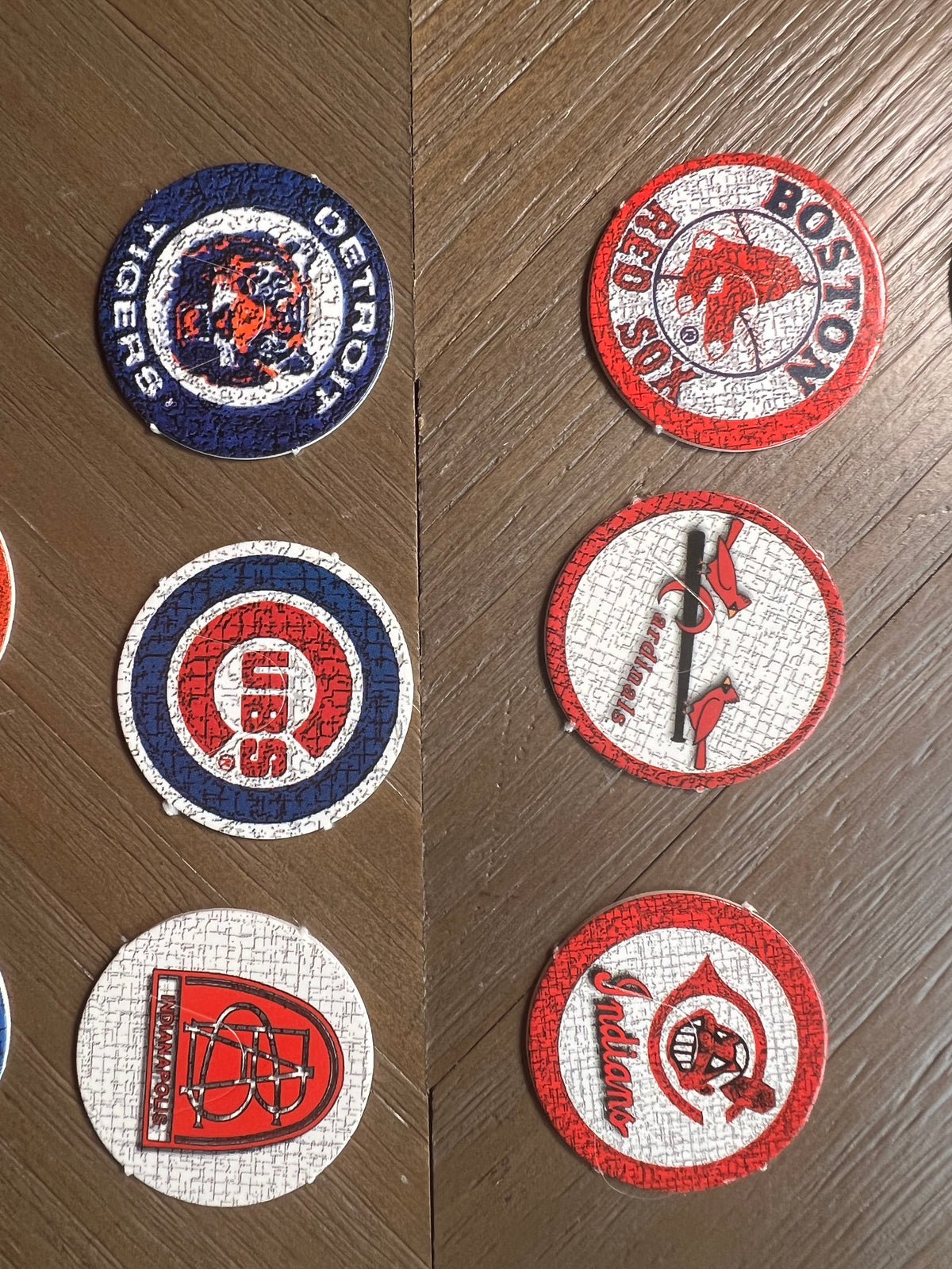 1993 Ted Williams Baseball Team Logo POGs Lot 31 Negro Leagues MLB