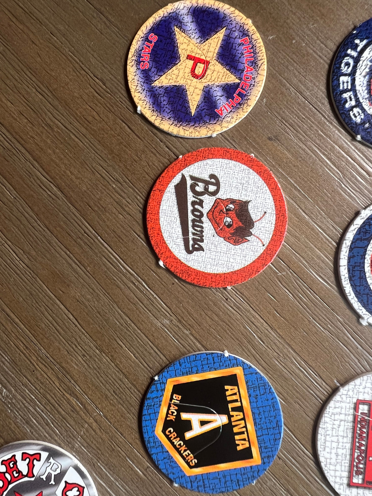 1993 Ted Williams Baseball Team Logo POGs Lot 31 Negro Leagues MLB