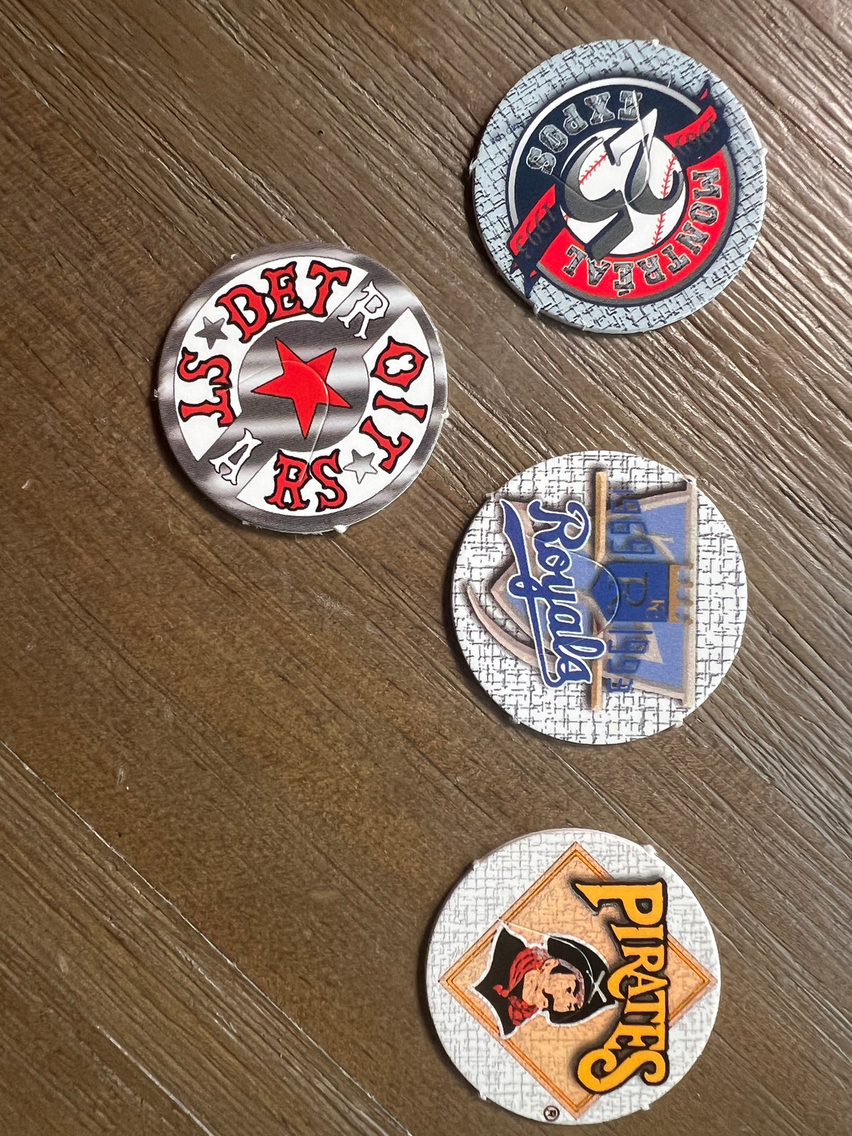 1993 Ted Williams Baseball Team Logo POGs Lot 31 Negro Leagues MLB