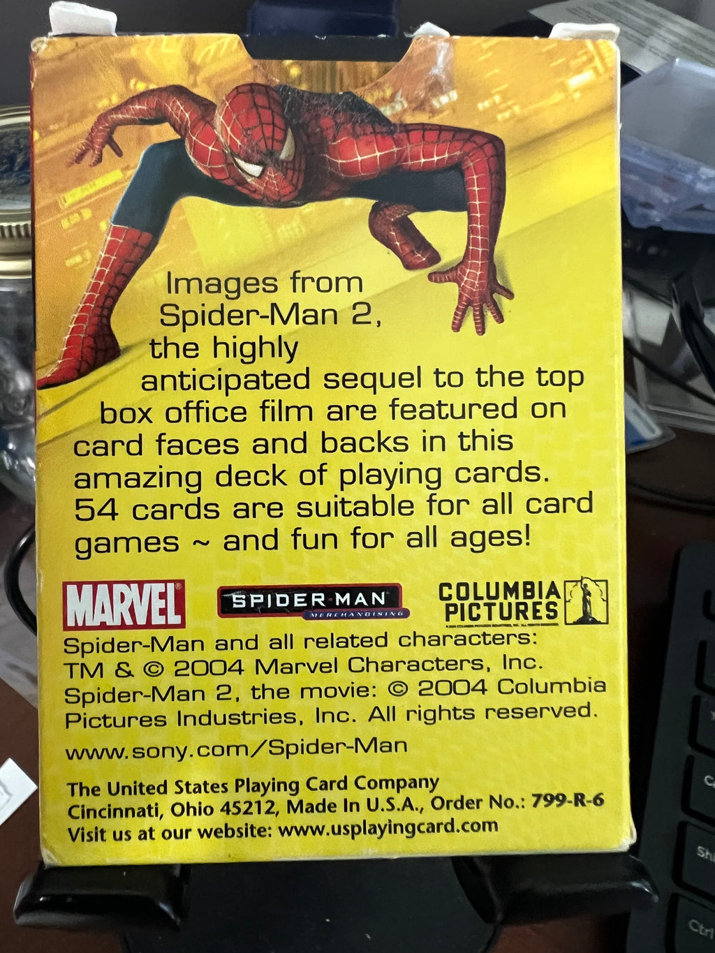 2004 USPCC Marvel Spider-Man 2 54 Card Deck Playing Cards Movie Edition
