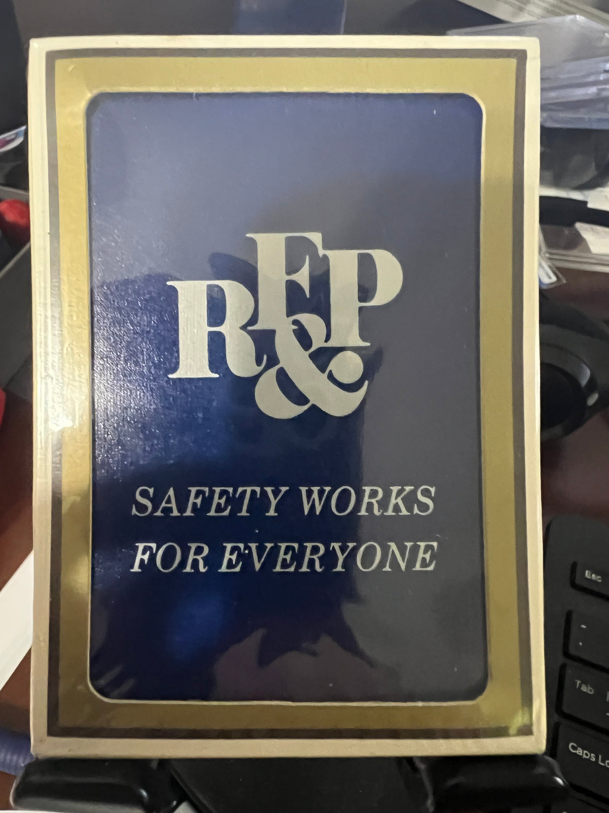 Vintage Arrco R&P Safety Works For Everyone Playing Cards Deck Sealed Promo