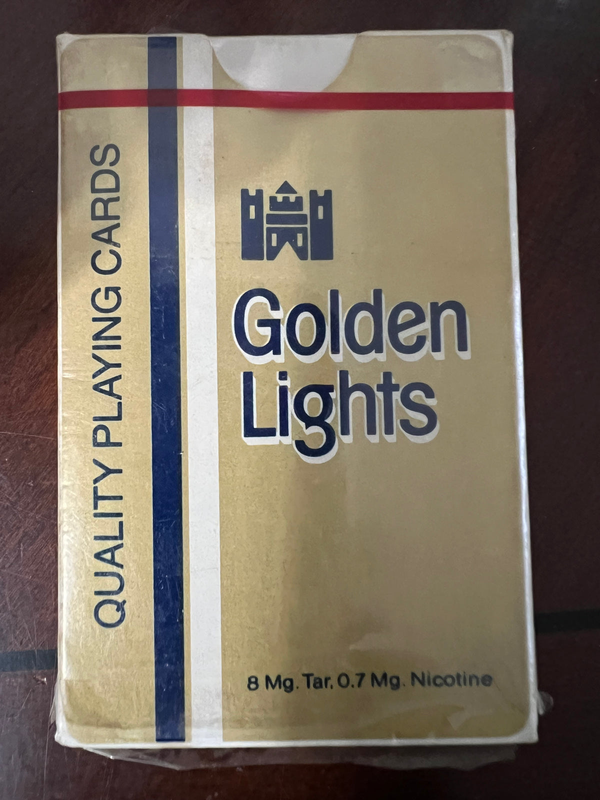 Vintage Golden Lights Cigarettes Promotional Sealed Playing Cards Deck