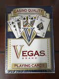 Vegas Brand Casino Quality Poker Playing Cards Deck Blue Diamond Back