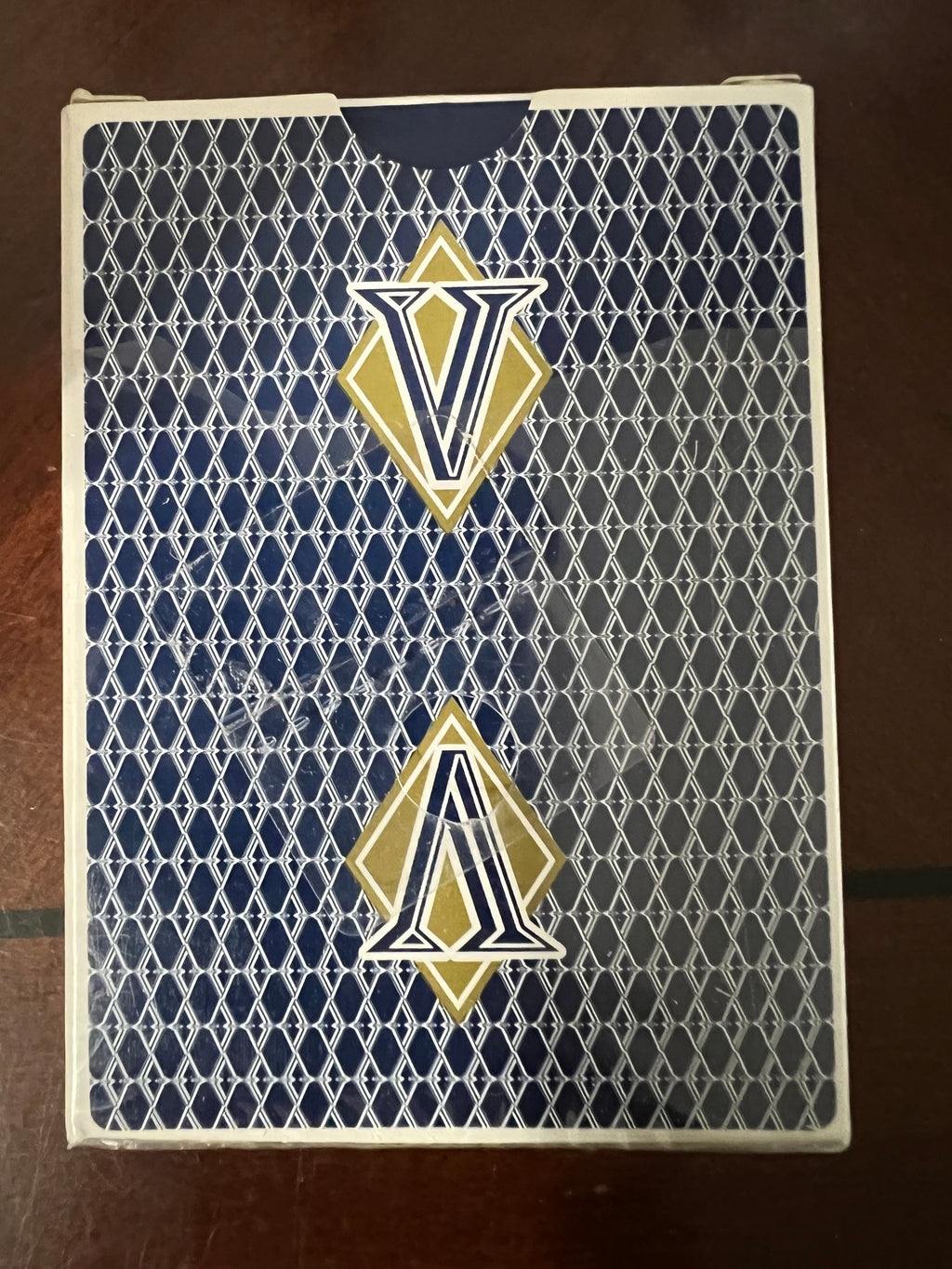Vegas Brand Casino Quality Poker Playing Cards Deck Blue Diamond Back