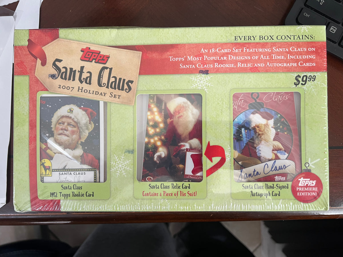2007 Topps Santa Claus Holiday Set Sealed Box 18 Cards Auto Relic Rookie
