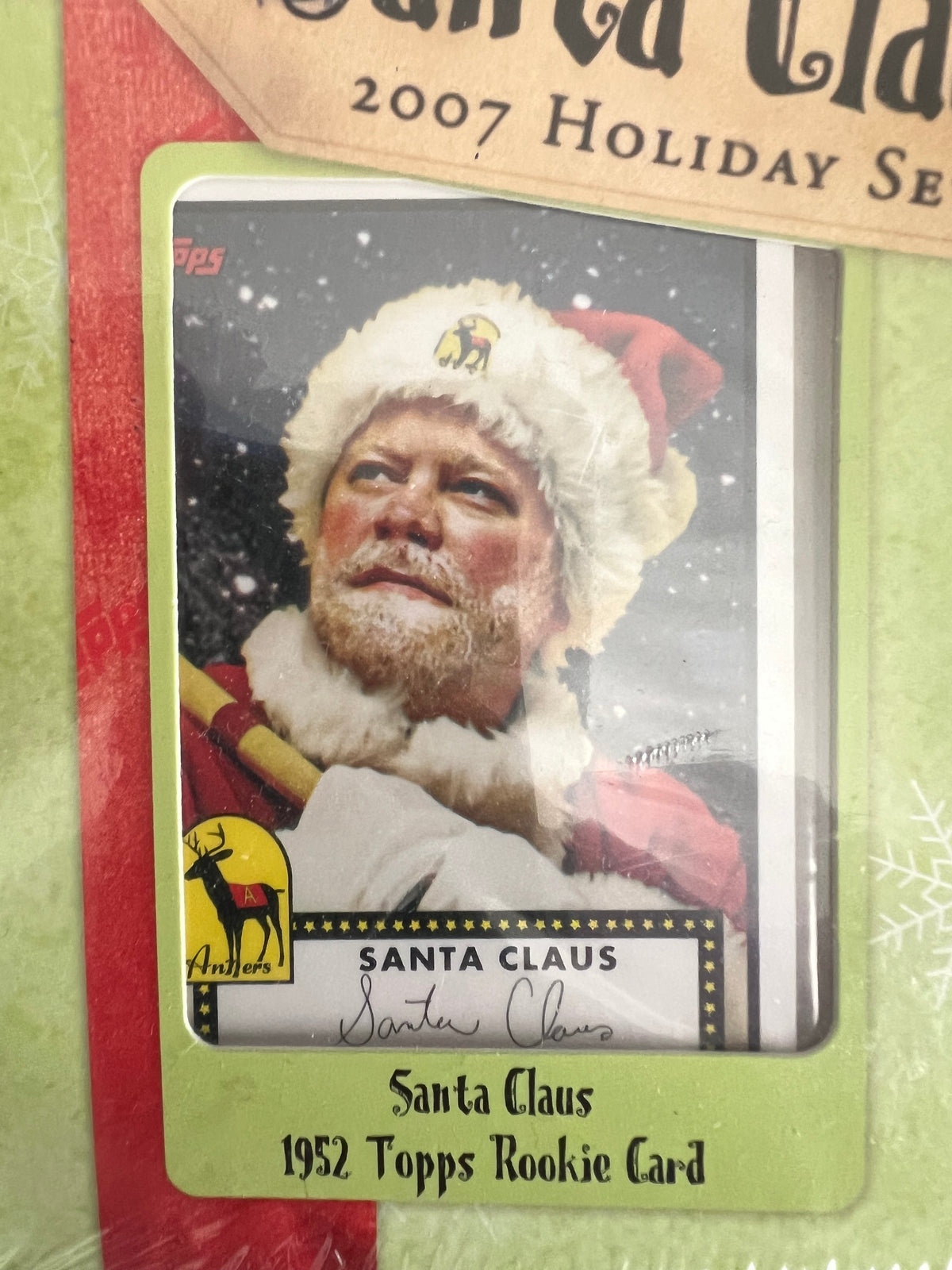 2007 Topps Santa Claus Holiday Set Sealed Box 18 Cards Auto Relic Rookie