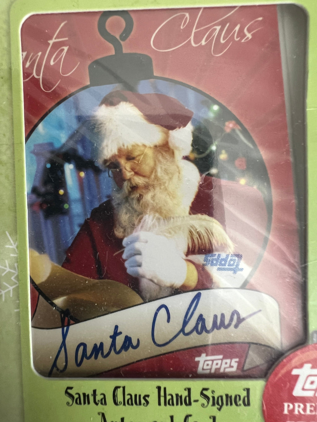 2007 Topps Santa Claus Holiday Set Sealed Box 18 Cards Auto Relic Rookie