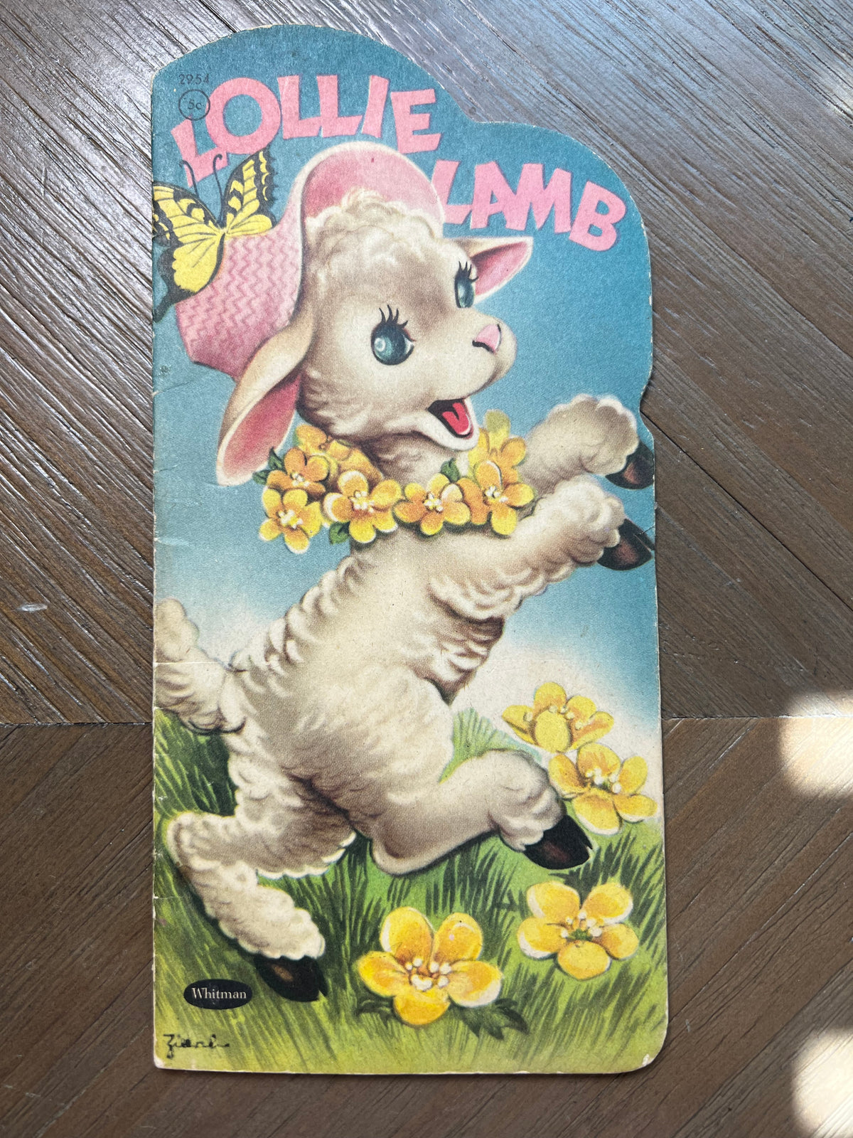 1959 Whitman Lollie Lamb Die Cut Children's Story Book No. 2954