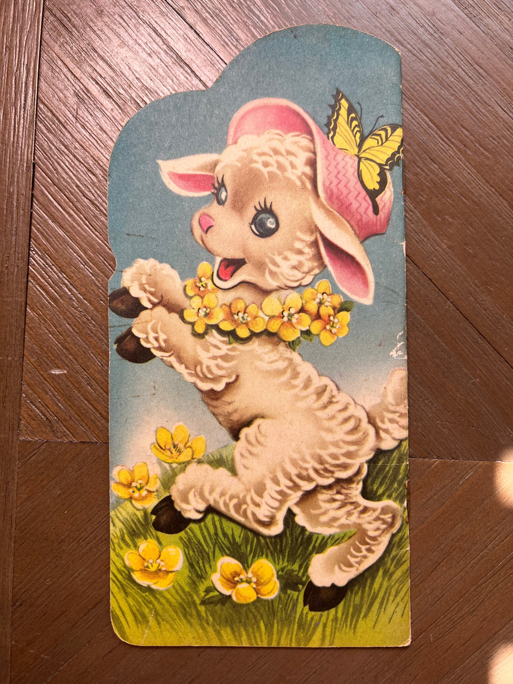 1959 Whitman Lollie Lamb Die Cut Children's Story Book No. 2954