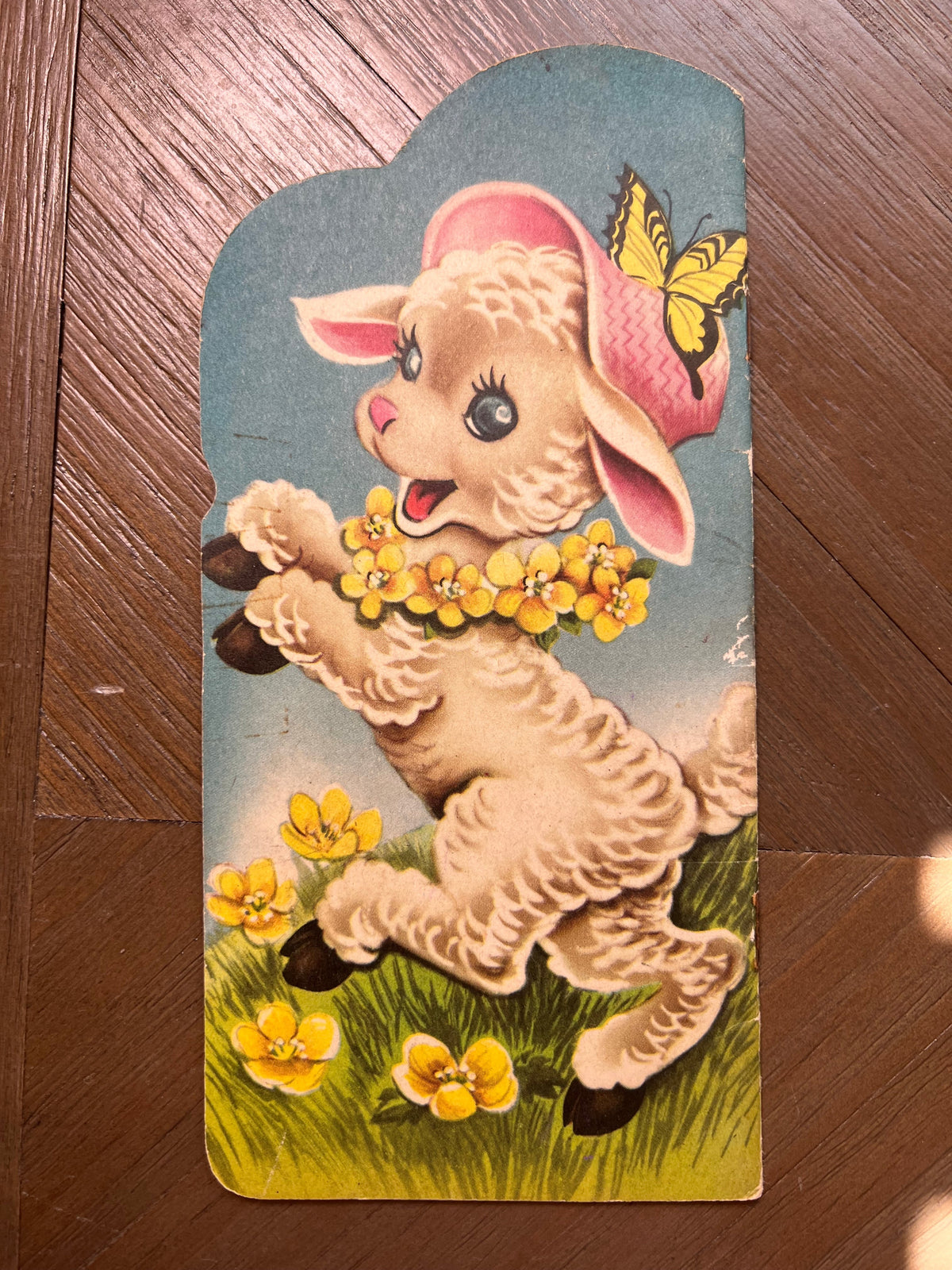 1959 Whitman Lollie Lamb Die Cut Children's Story Book No. 2954